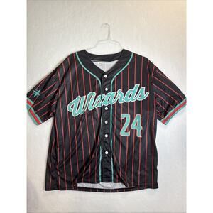 RareCommemorative Washington Wizards Baseball Jersey #24 Adult Size L HBCU Night